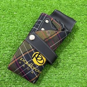 Paul Brown HAWAII Multi Color Plaid Tartan Shear Holster Leather